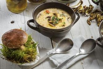 Krem juha od artičoka i gljiva