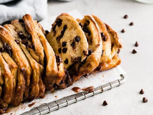 pull apart kruh s komadićima čokolade
