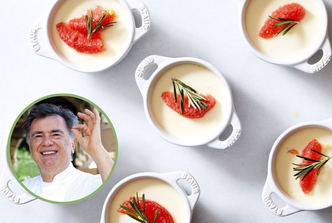 stevo karapandža, panna cotta s ružičastim grejpom