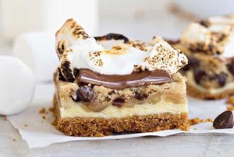 cookie dough cheesecake bars