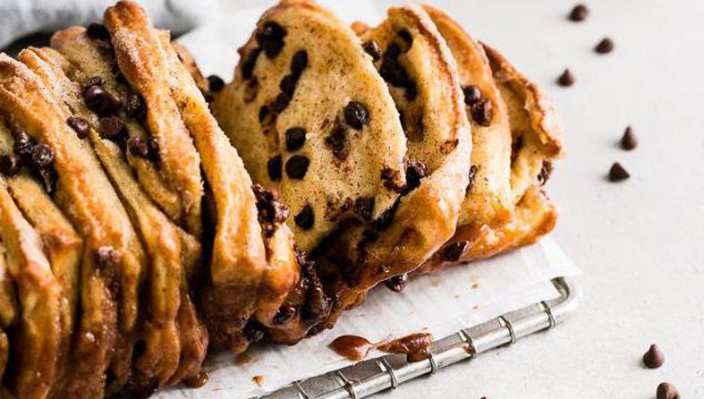 pull apart kruh s komadićima čokolade