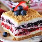 crveno-bijelo-plave cheesecake lazanje