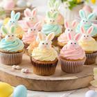 cupcakes, uskrs, zečići