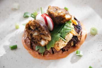 Rastavljeni biljni burger