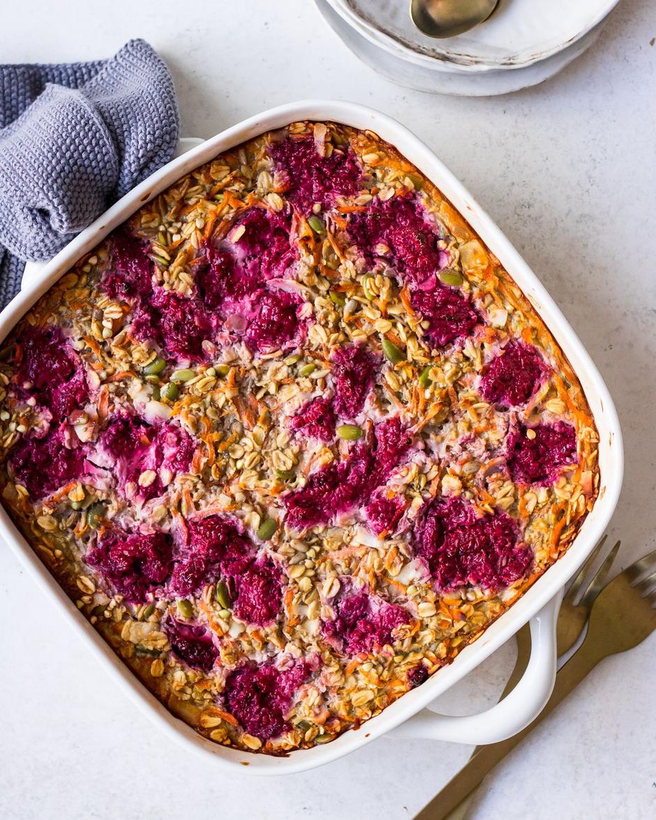 zapečene zobene pahuljice | Author: NourishEveryDay/Pinterest