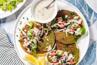 Falafel Smash Tacos