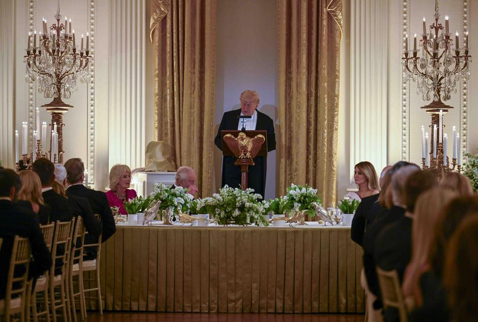 Kralj Charles na državnoj večeri u Bijeloj kući | Author: Pool/ABACA/ABACA