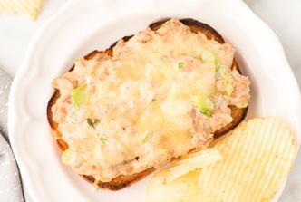 cheesy tuna melts, topli snedviči s tunom i sirom