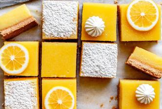 limun kocke, kocke od limuna, lemon bars