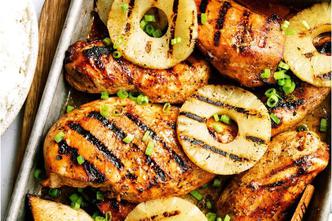BBQ piletina s ananasom iz pećnice