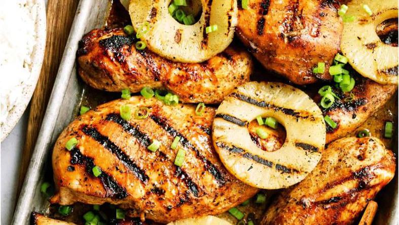 BBQ piletina s ananasom iz pećnice