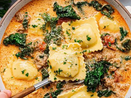 Okrijepi se kremastom ravioli juhom