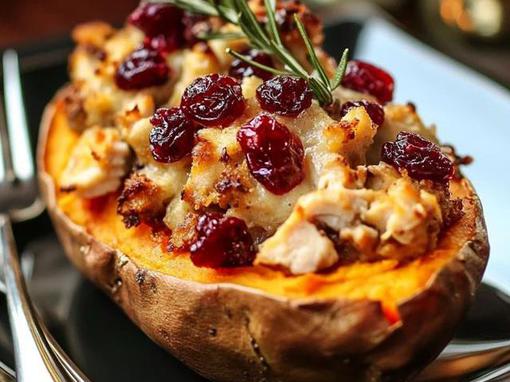 batati punjeni ostacima od ručka