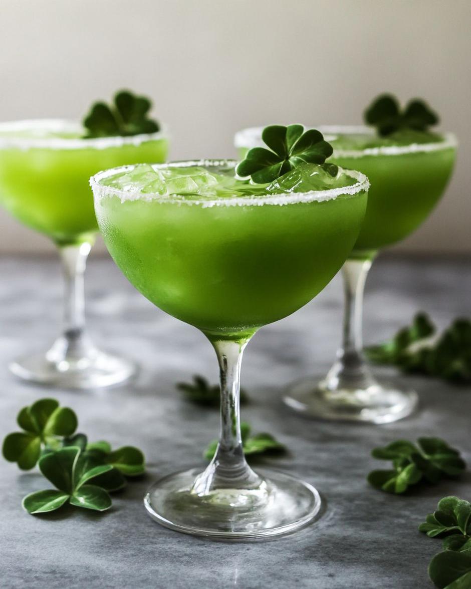 Shamrockaritas, zelene margarite | Author: Quick Healthy Bites/Pinterest