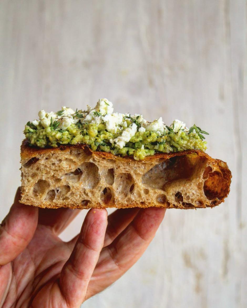 avokado tost focaccia | Author: Il Gusto di Andre/Pinterest