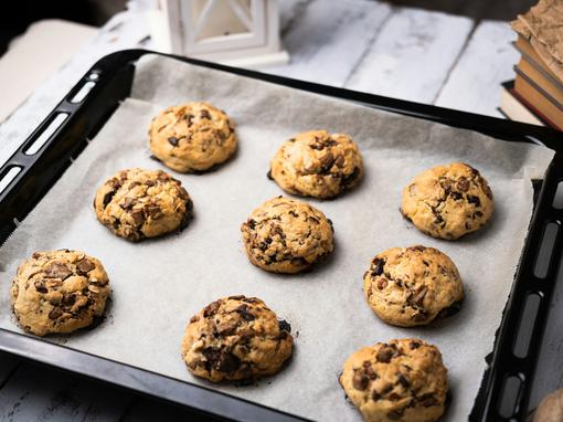 keksi, chocolate chip cookies