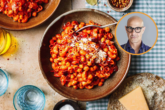 stanley tucci, tjestenina sa slanutkom