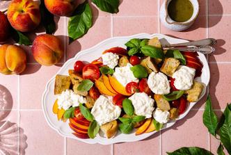 panzanella salata s breskvama