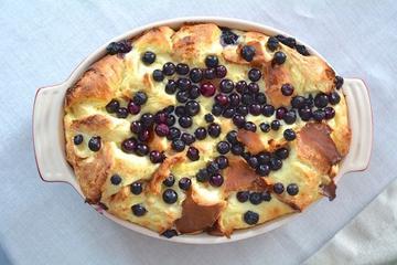 zapečena pinca s borovnicama