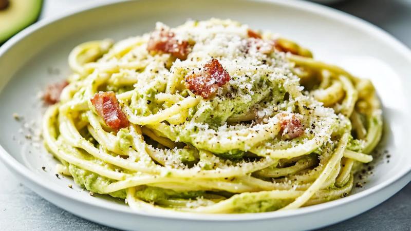 Odli&ccaron;na avokado carbonara gotova je za samo 30 minuta!