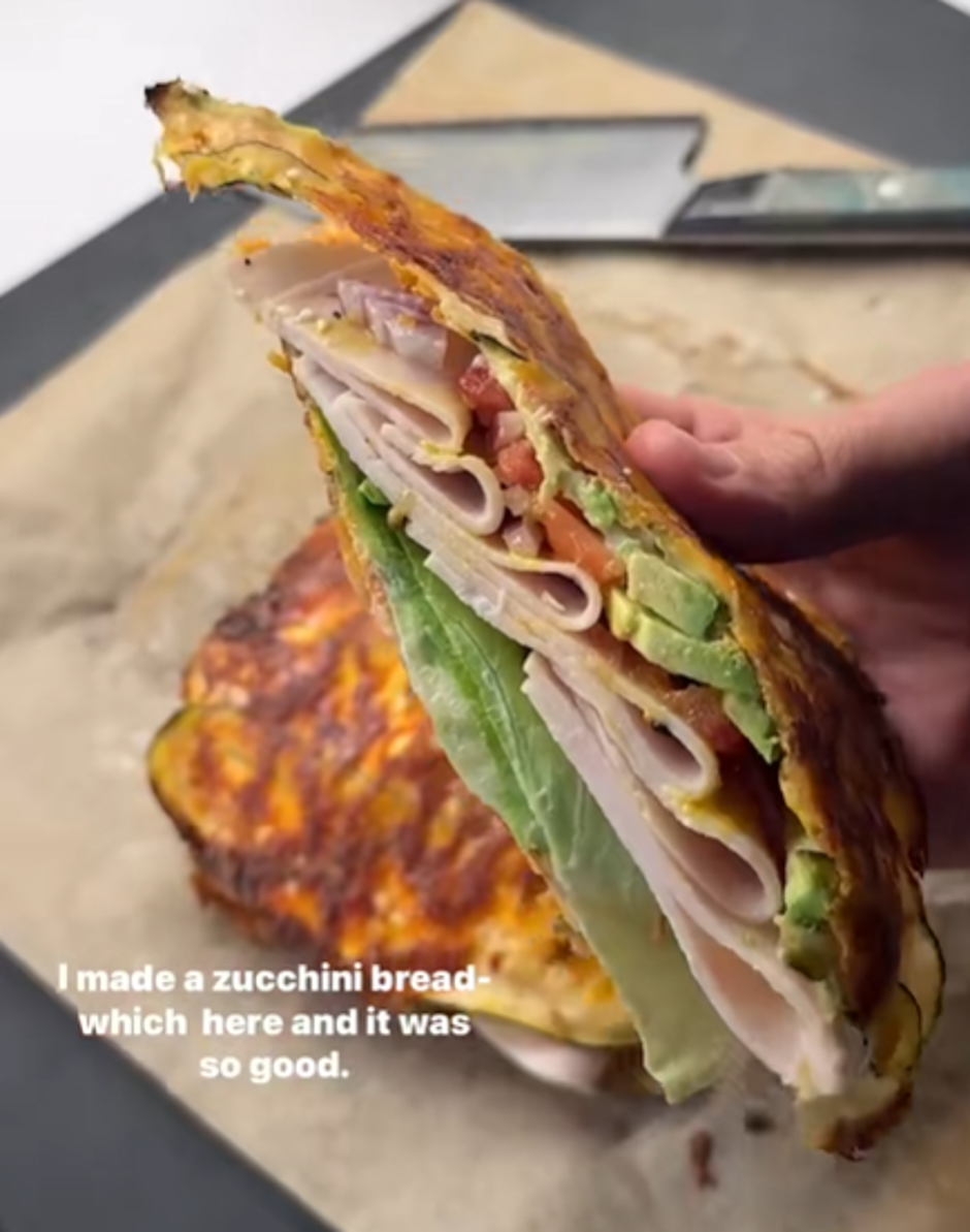 zucchini breadwich | Author: TikTok @ketorecipes