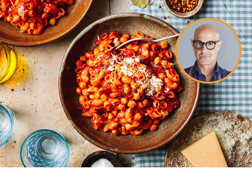 stanley tucci, tjestenina sa slanutkom