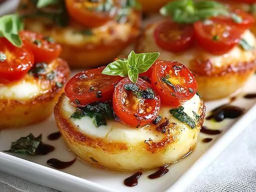 Zapečeni caprese zalogajčići