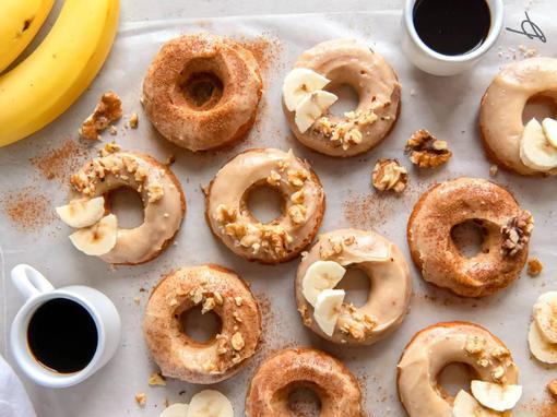 banana bread donuts