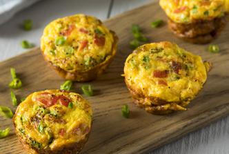 Muffini od jaja, šunke i sira