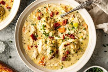 pileća krem juha s noklicama