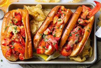 lobster roll, sendvič s jastogom