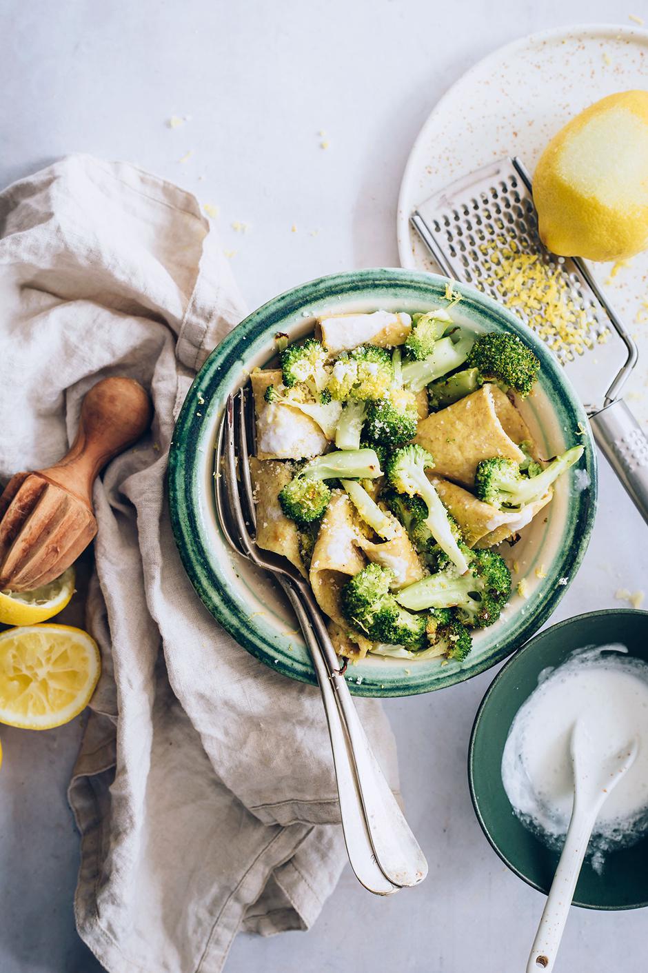 tjestenina s pečenom brokulom recept | Author: Hello Veggie/Pinterest