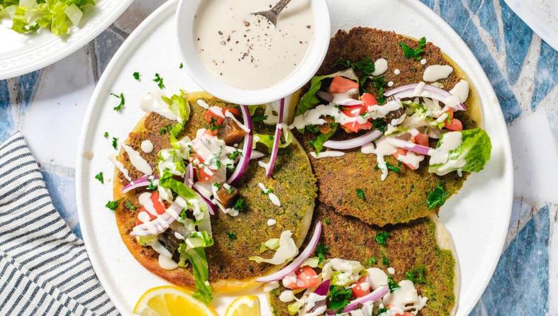 Falafel Smash Tacos