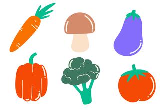 povrće, ilustracija