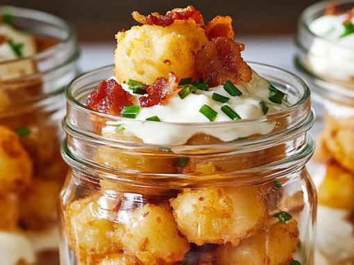 Napravi Tailgate Tots – hrskave, slojevite grickalice