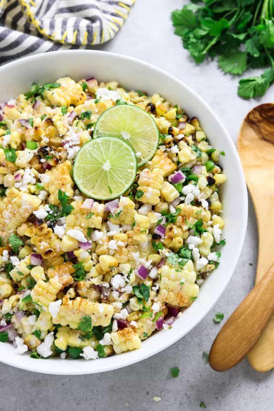 Meksička salata od kukuruza | Author: Vegan Huggs/Pinterest