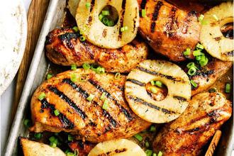 BBQ piletina s ananasom iz pećnice