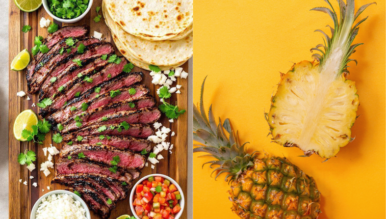 ananas steak