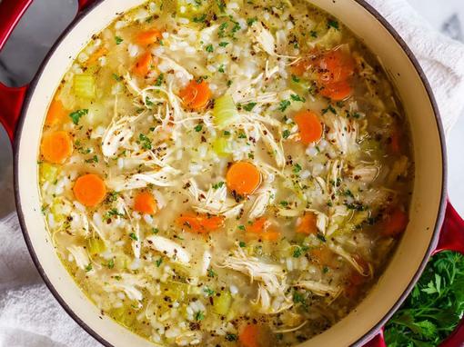 pileća juha s rižom