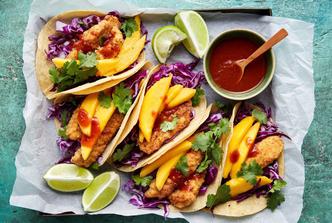 riblji štapići, tacos