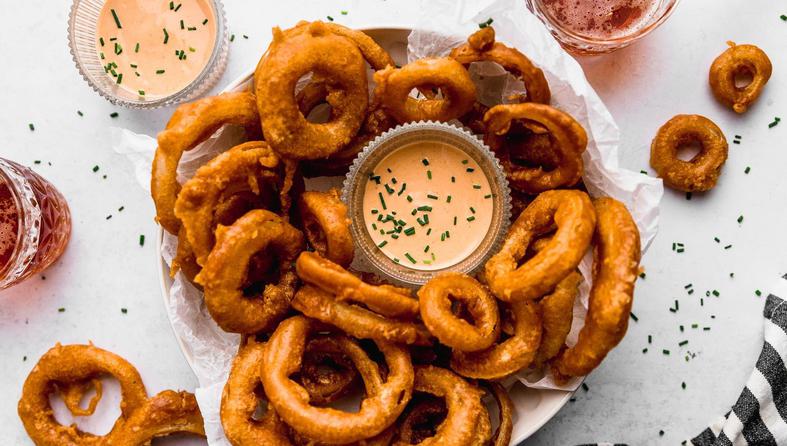 onion rings. kolutići luka