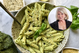 martha stewart, penne s brokulom