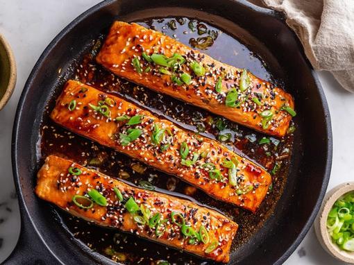 karamelizirani losos