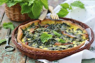 Quiche s mladim koprivama