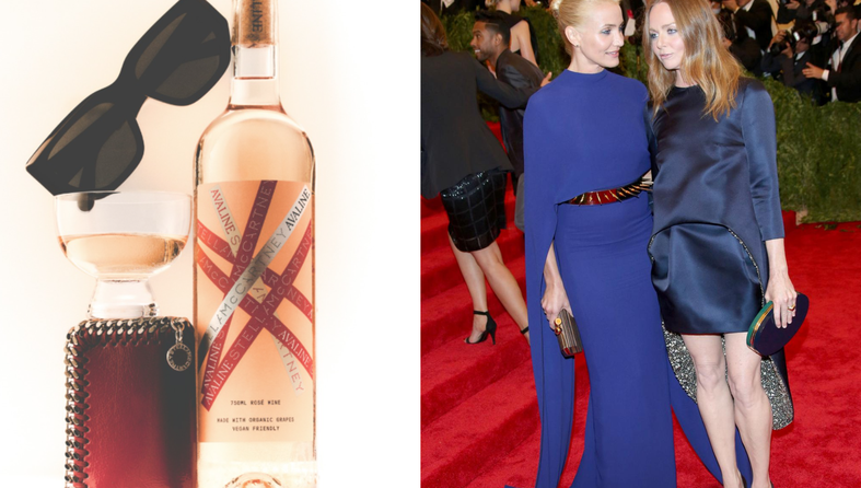 cameron diaz, stella mccartney, rose vino, avaline