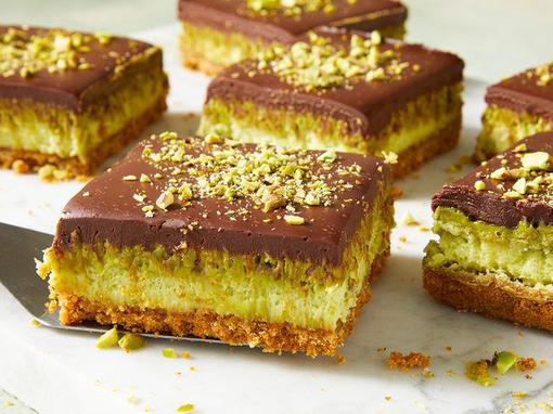 cheesecake kocke s pistacijom
