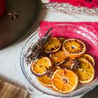 sušene kriške naranče, ukrasi