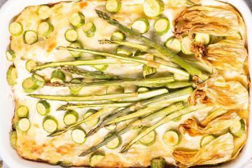 lazanje sa šparogama i lososom