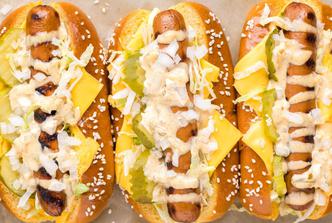 big mac hot dog