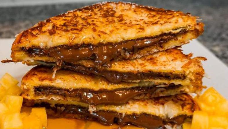 slatki pohani kruh s nutellom